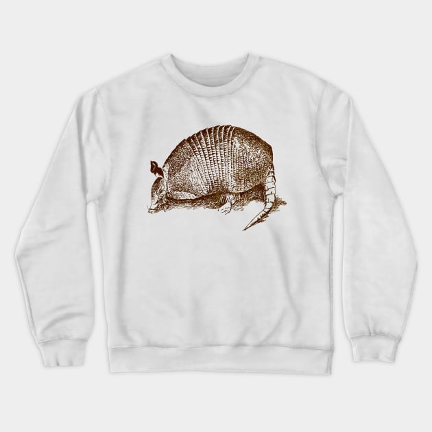 Armadillo Crewneck Sweatshirt by DarlaHallmark